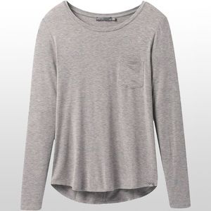 PrAna Foundation Longsleeve Women’s Tunic - Size Small - Grey - NEW!